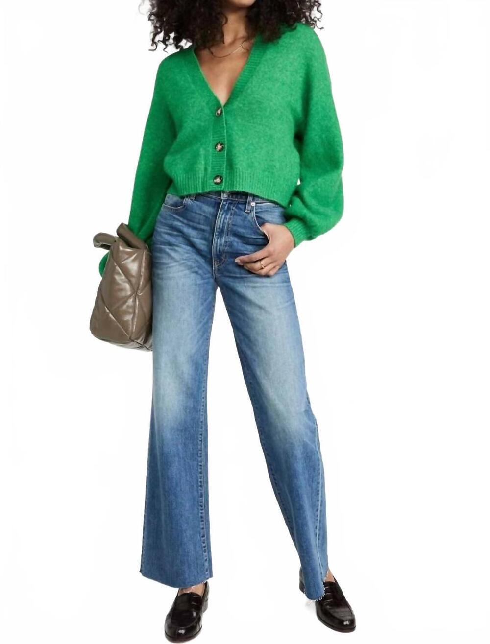 NEW SLVRLAKE grace high rise wide leg jeans in laurel canyon